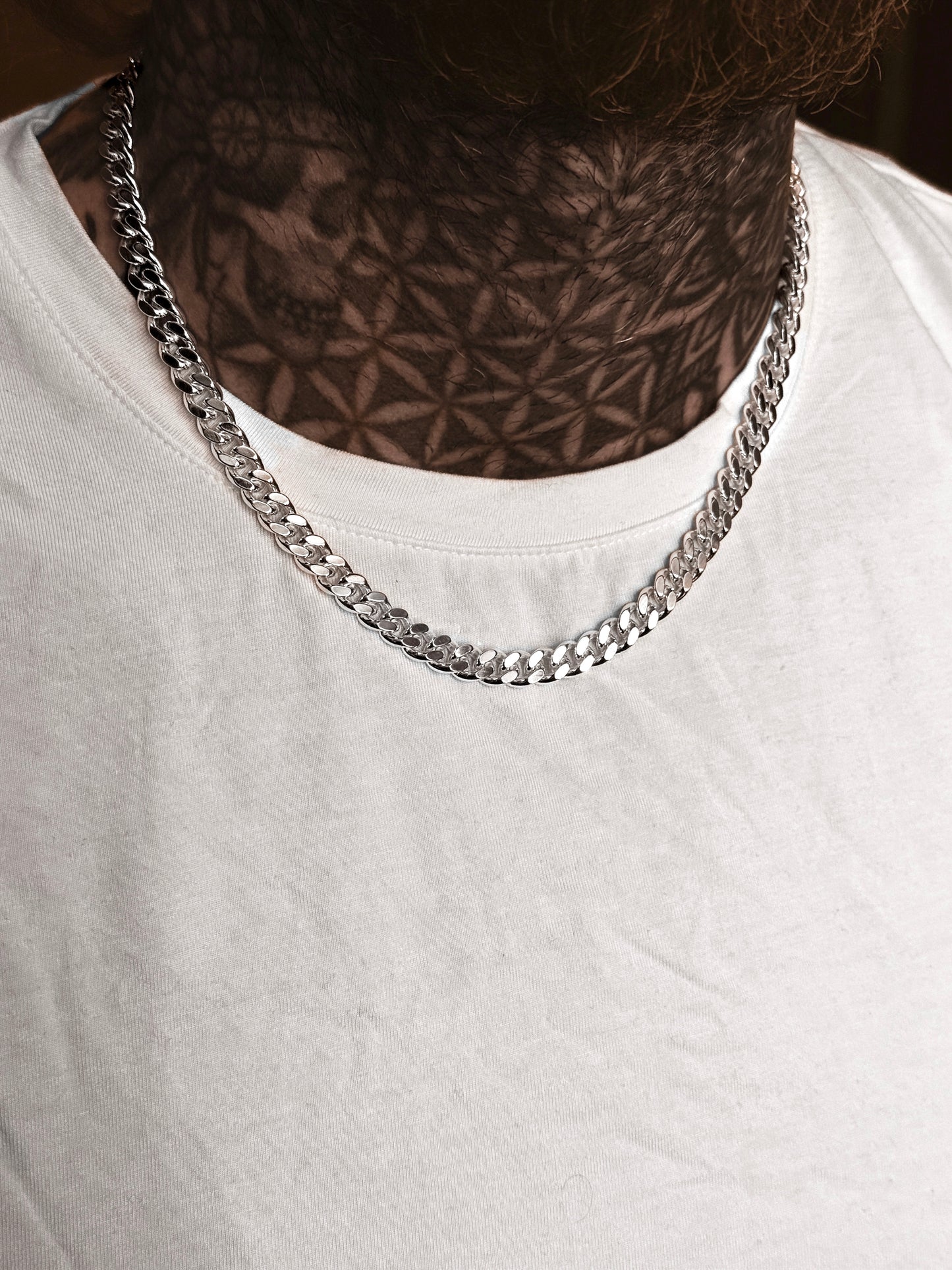 HALSBAND PANSARLÄNK 8 MM