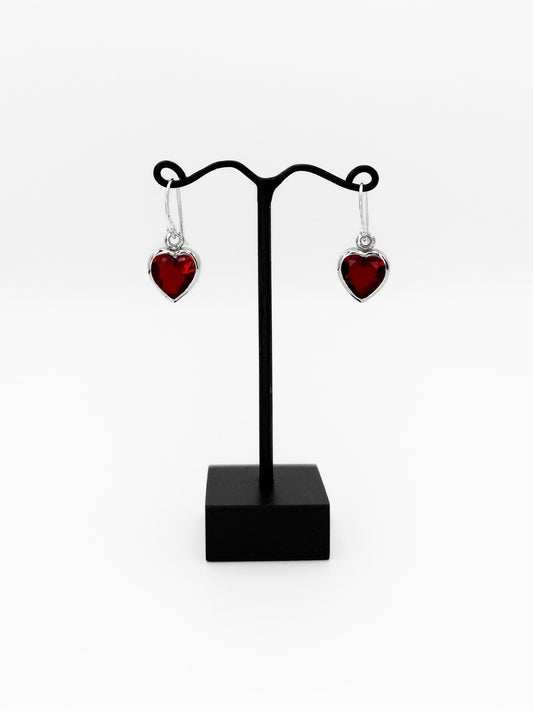 RED HEARTS ÖRHÄNGEN