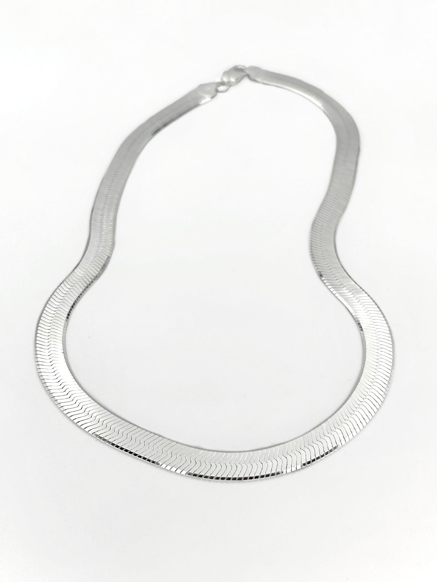 HERRINGBONE HALSBAND 9 MM