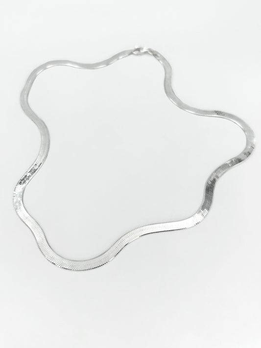 HERRINGBONE HALSBAND 4 MM