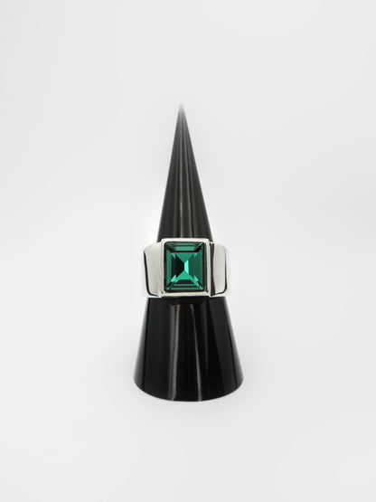 EMERALD SIGNETRING