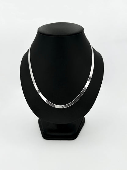 HERRINGBONE NECKLACE 4 MM